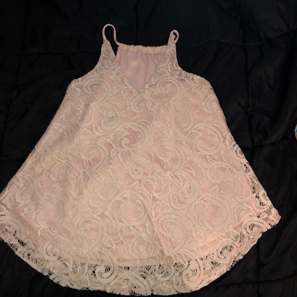 Light pink top